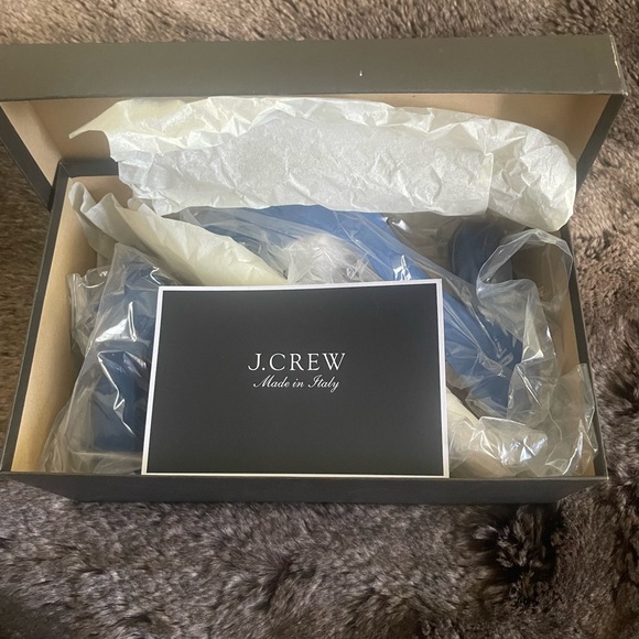 J. Crew Royal Blue Suede Block Heel Pump - Picture 8 of 8